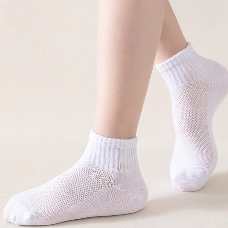 Stoking Kanak -kanak Musim Panas Kapas Nipis Mesh Girls 'Boat Socks Boys' Short Socks Student Stoking Kanak -kanak Musim Panas Kapas Nipis Mesh Girls 'Boat Socks Boys' Short Socks Student