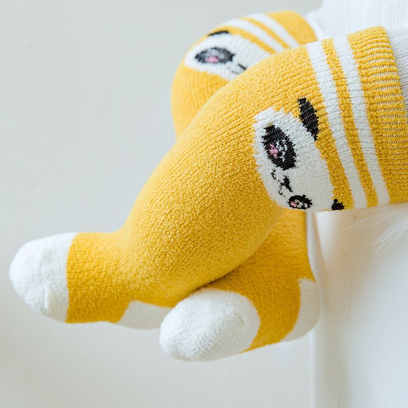 Bayi Long Stoking di stok musim luruh dan musim sejuk tebal beludru lelaki lelaki dan wanita lutut kaus kaki lutut bayi yang baru lahir